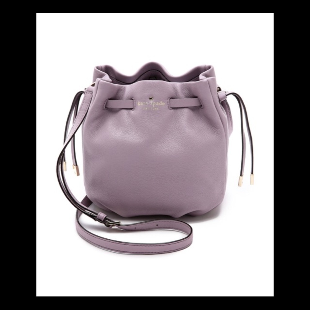 Kate spade Kacey  Poppy Bucket Bag Lilac Bliss